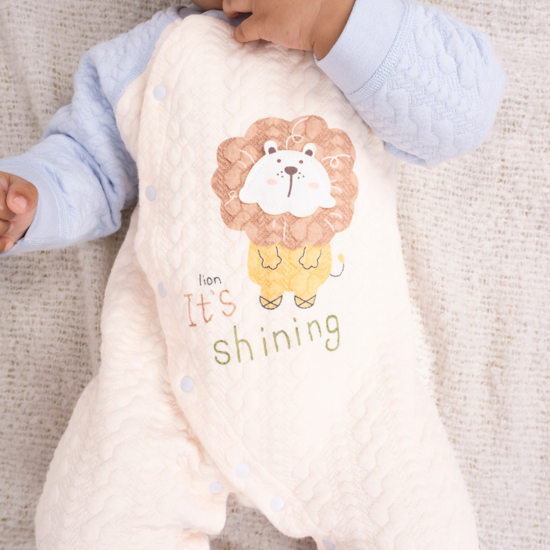 Mustard Tiny Roars - Full sleeve Bodysuit