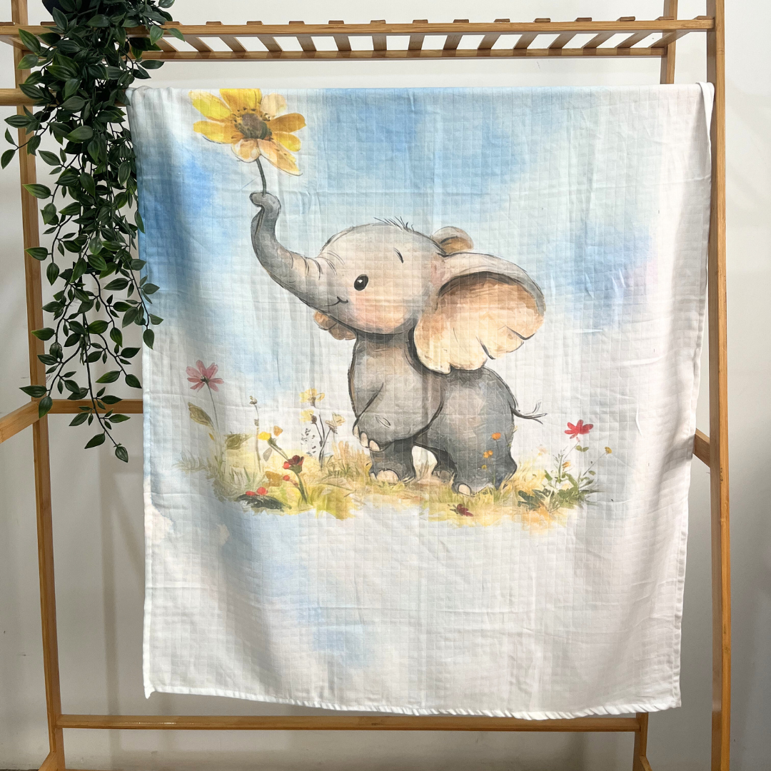 Little Moo - Muslin Bath Towel