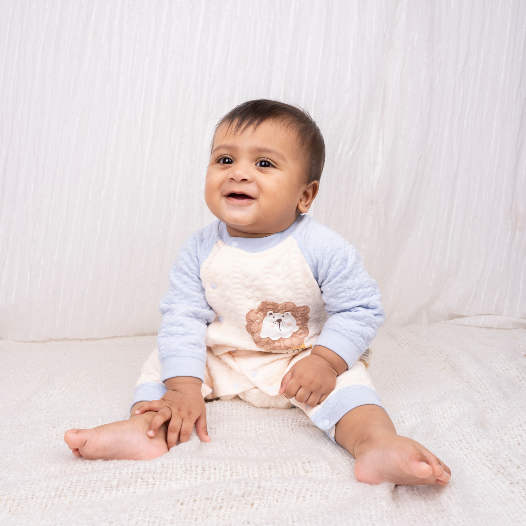 Mustard Tiny Roars - Full sleeve Bodysuit