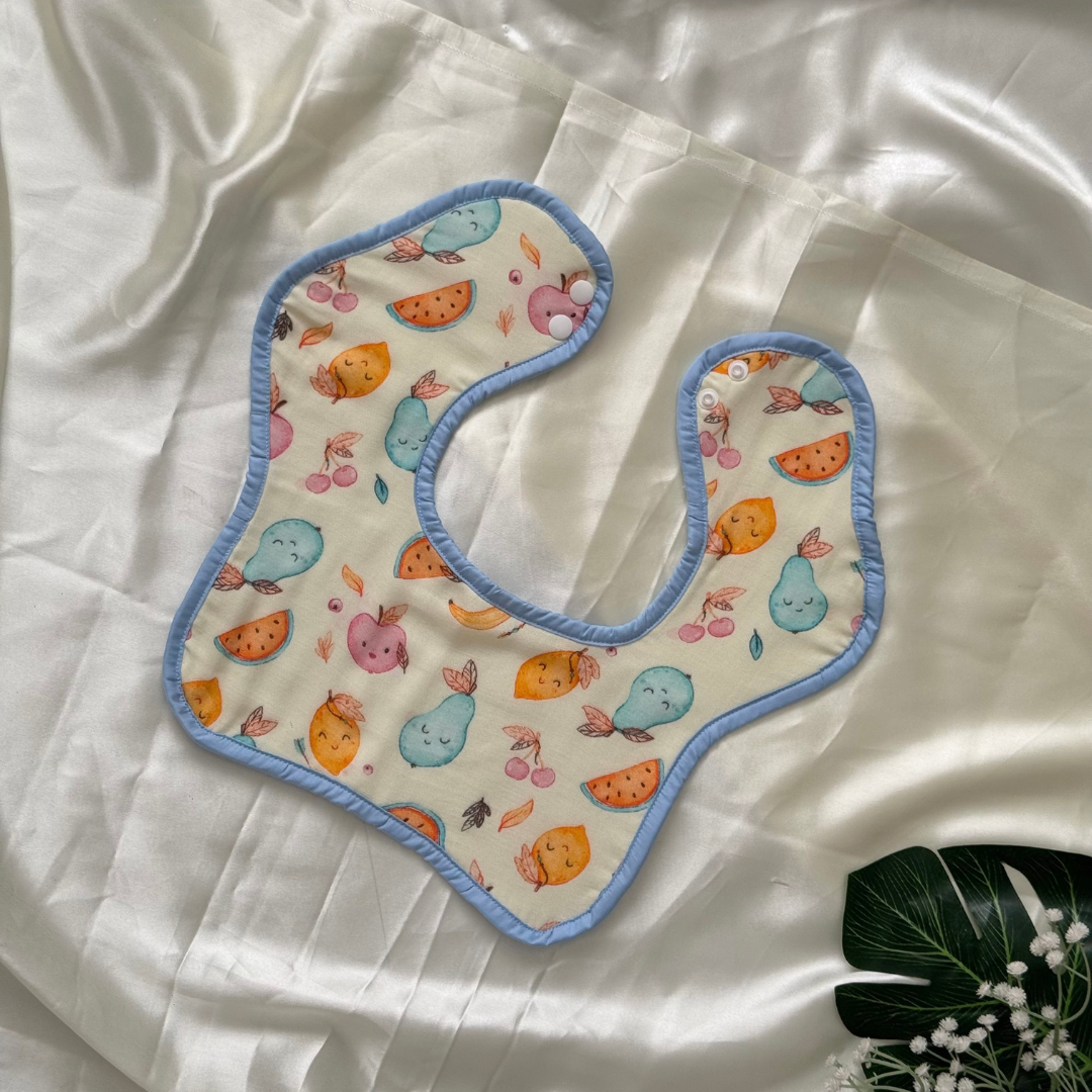 Galactic Zoo - Muslin Bib ( 6 - 12 Months )