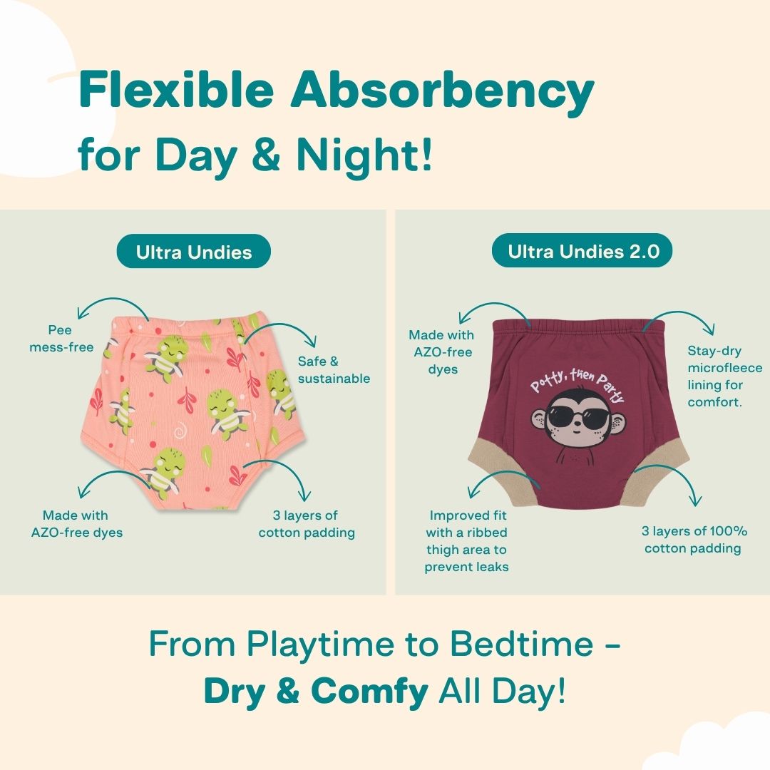 A Toddler Thing Ultra Undies 2.0 (New Padded Underwear) for Babies