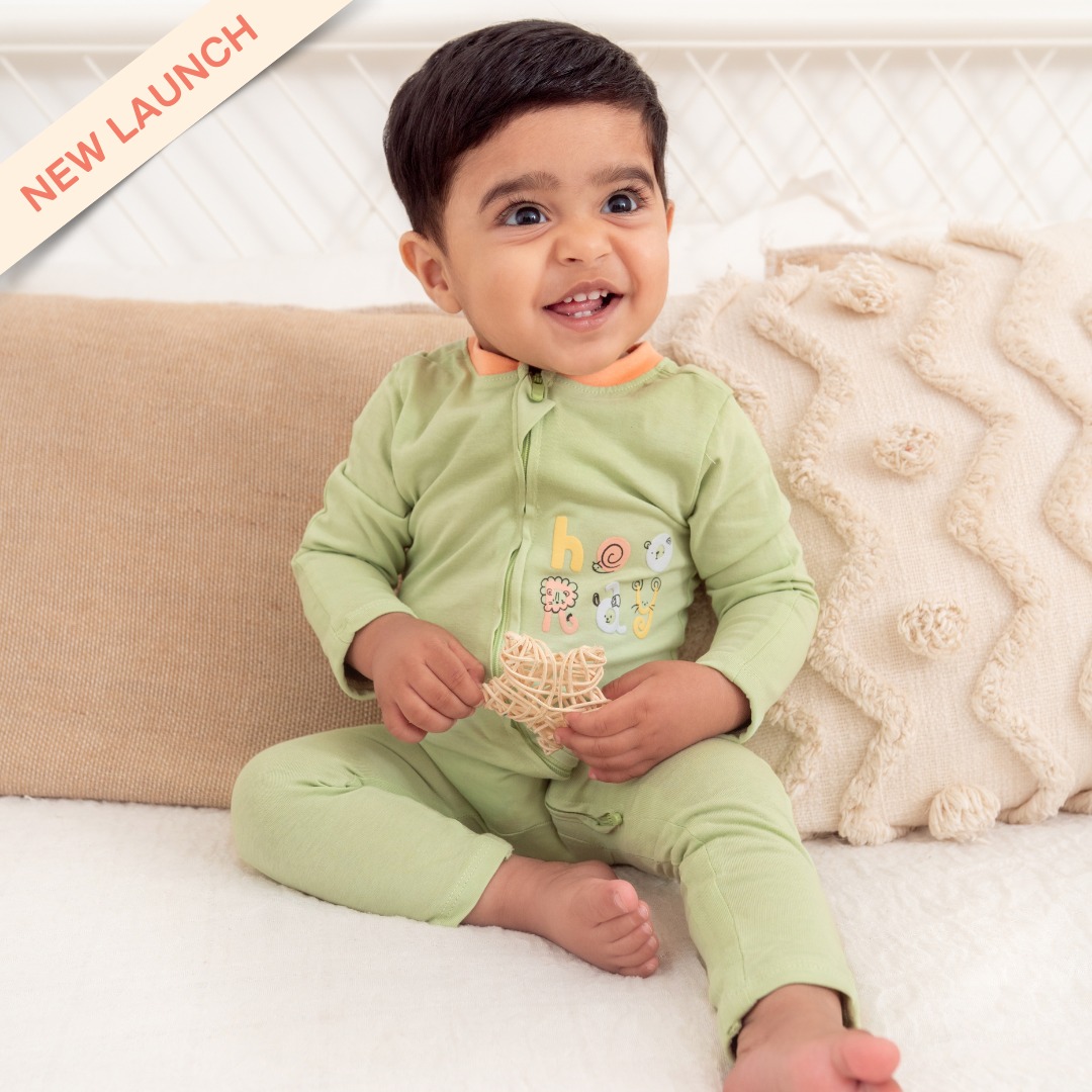 Mini Saurus - Knit Bodysuit