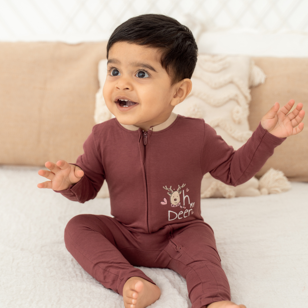 Mini Saurus - Knit Bodysuit