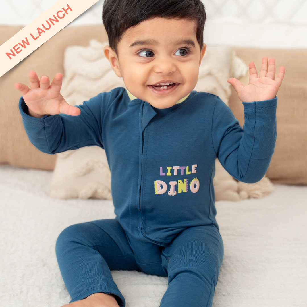 Mini Saurus - Knit Bodysuit