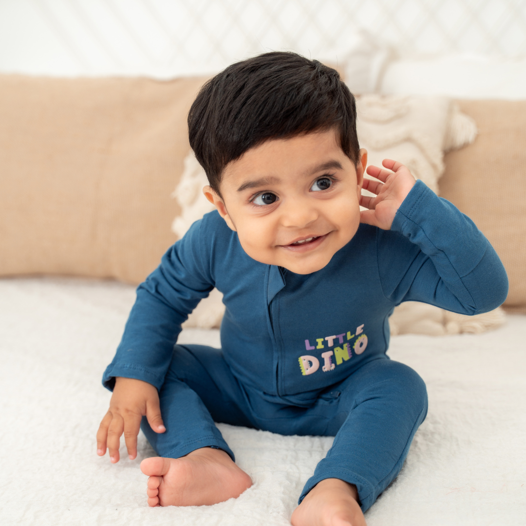 Mini Saurus - Knit Bodysuit