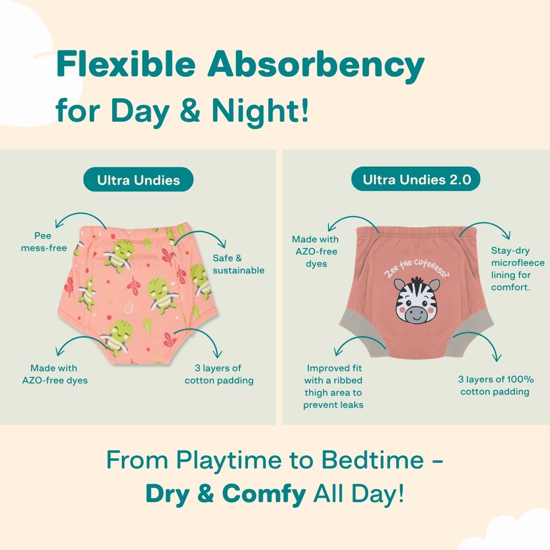 A Toddler Thing Ultra Undies 2.0 (New Padded Underwear) for Babies