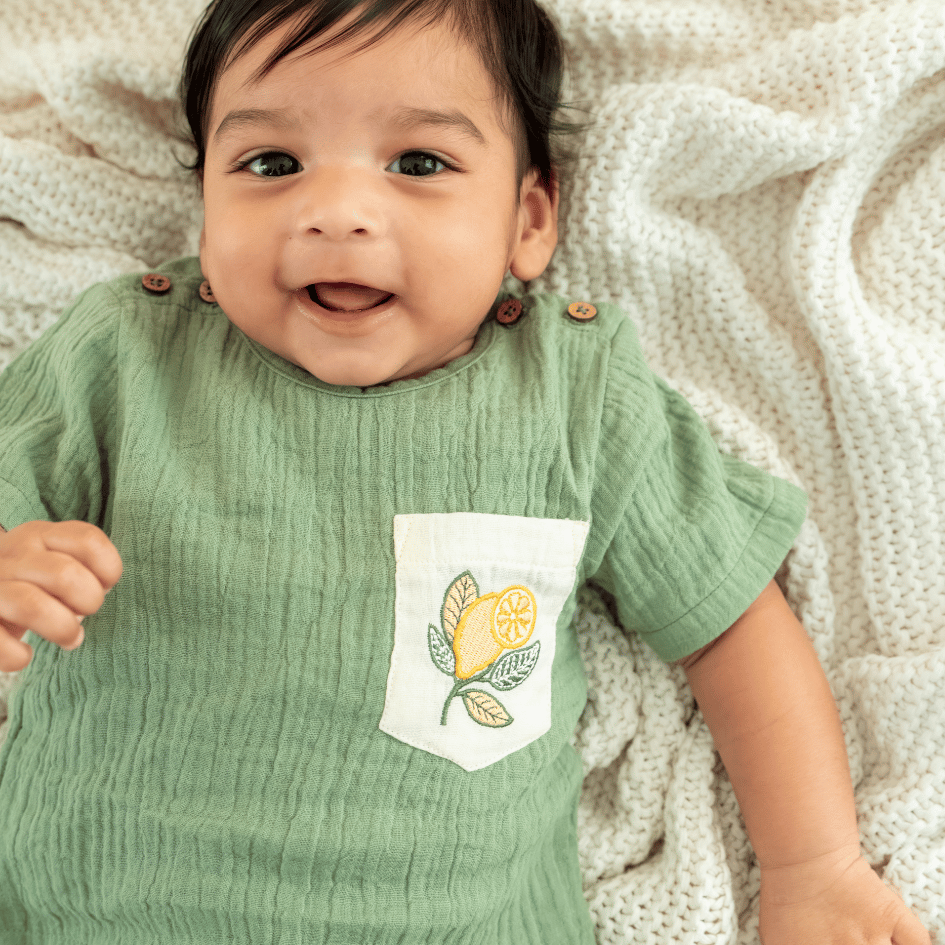 Rusty Cactus - Crinkled Muslin Co-ord Set with Pocket