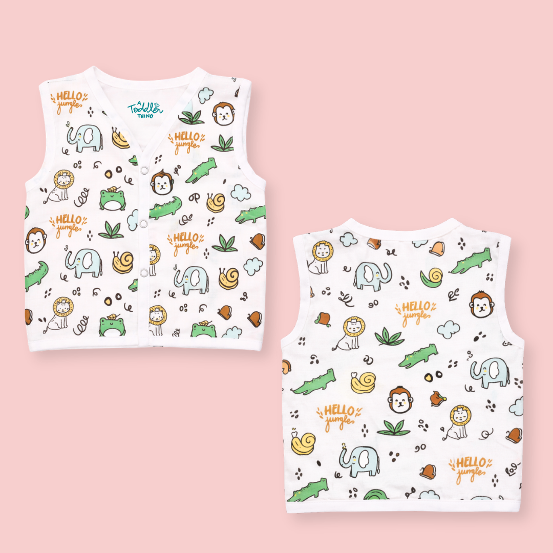 BEST SELLER - Muslin Jabla Button Type for Babies - Combo Packs