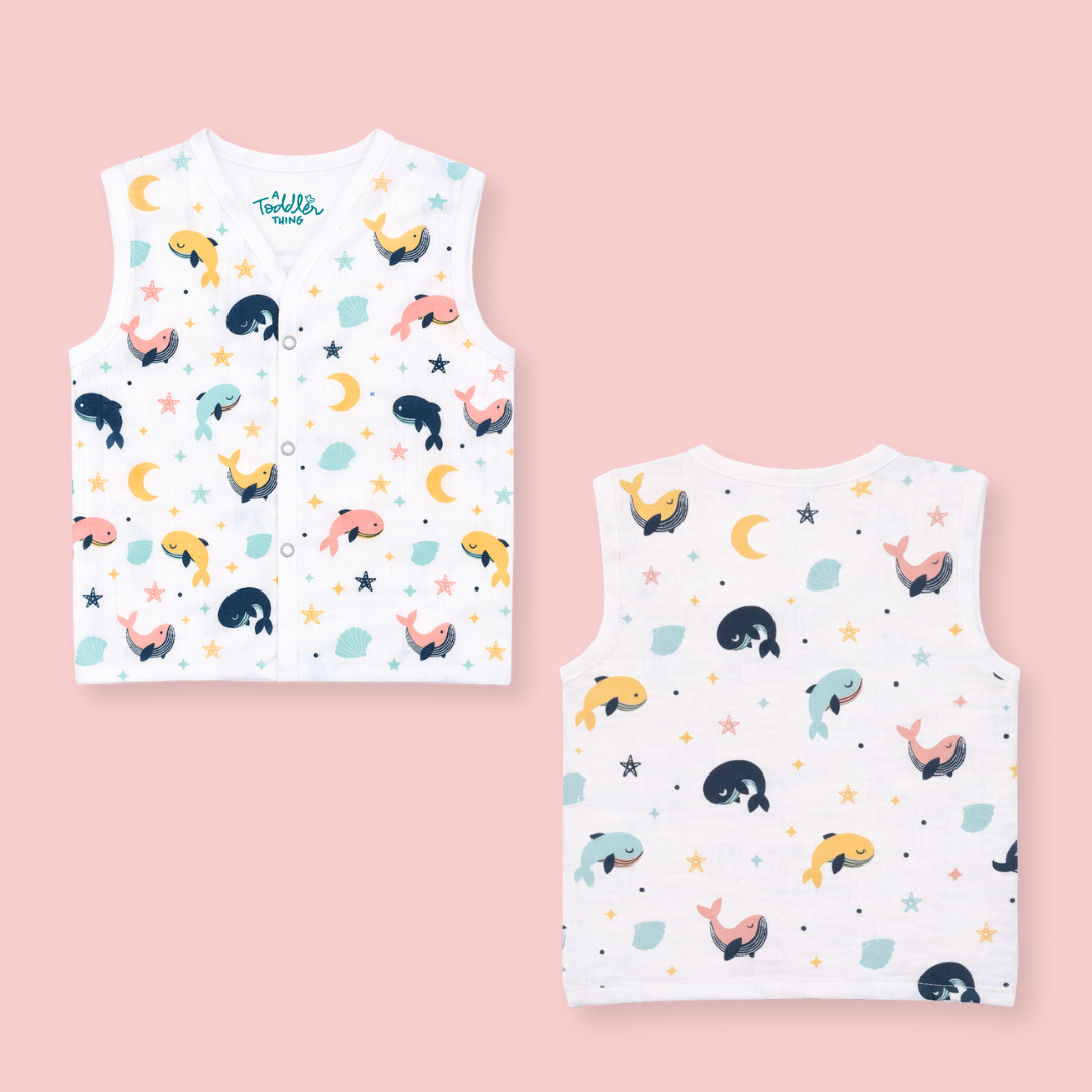 BEST SELLER - Muslin Jabla Button Type for Babies - Combo Packs