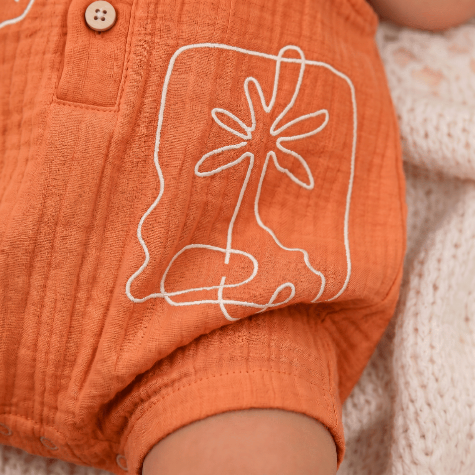Palm Mist - Crinkled Muslin Jumpsuit