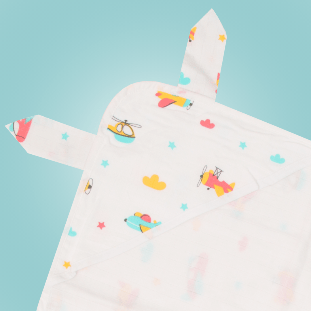 Doodle - Muslin Hooded Towel