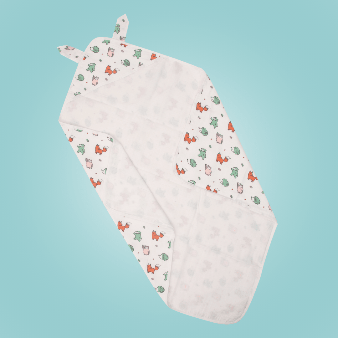 Doodle - Muslin Hooded Towel