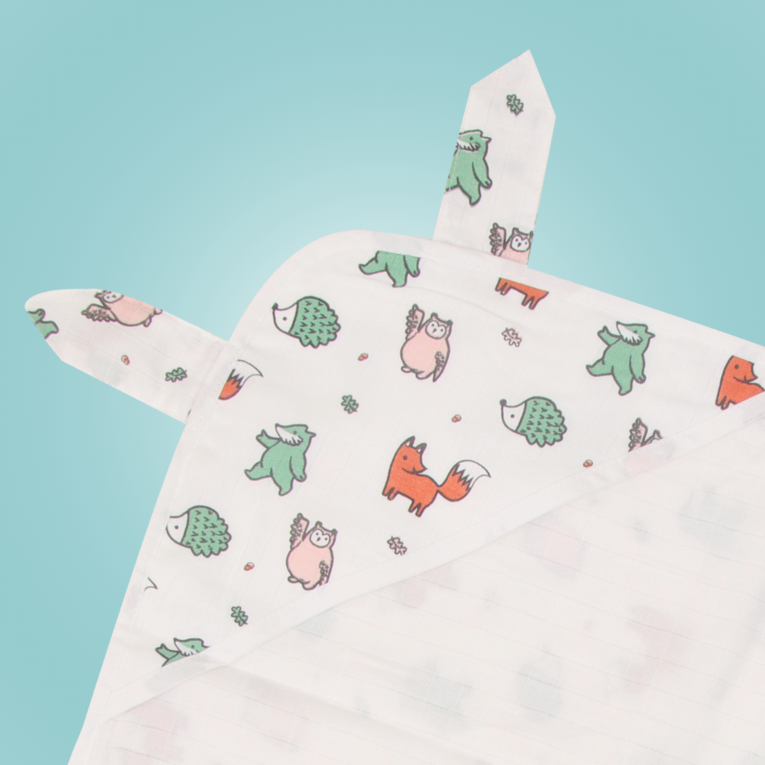 Count Down - Muslin Hooded Towel
