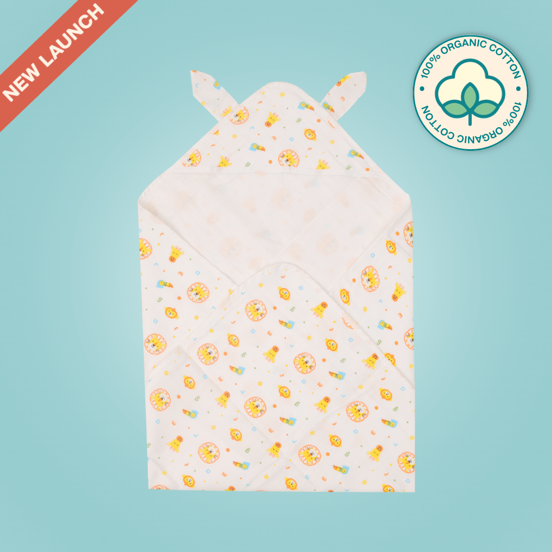 Doodle - Muslin Hooded Towel