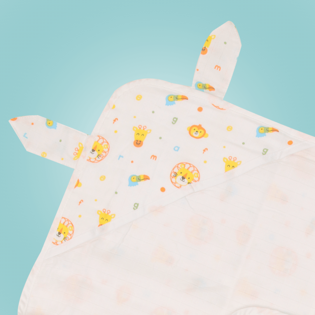 Doodle - Muslin Hooded Towel