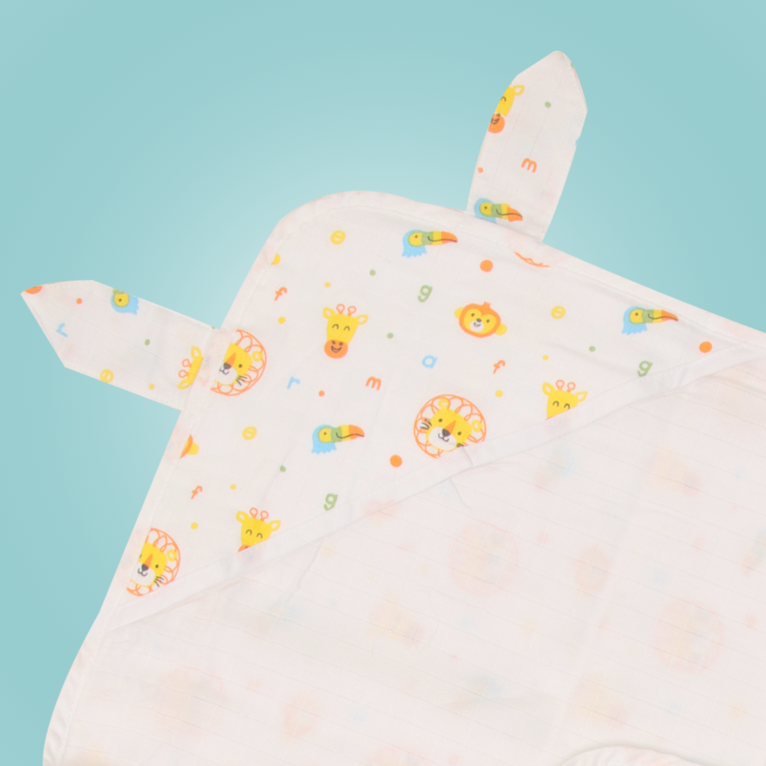 Count Down - Muslin Hooded Towel