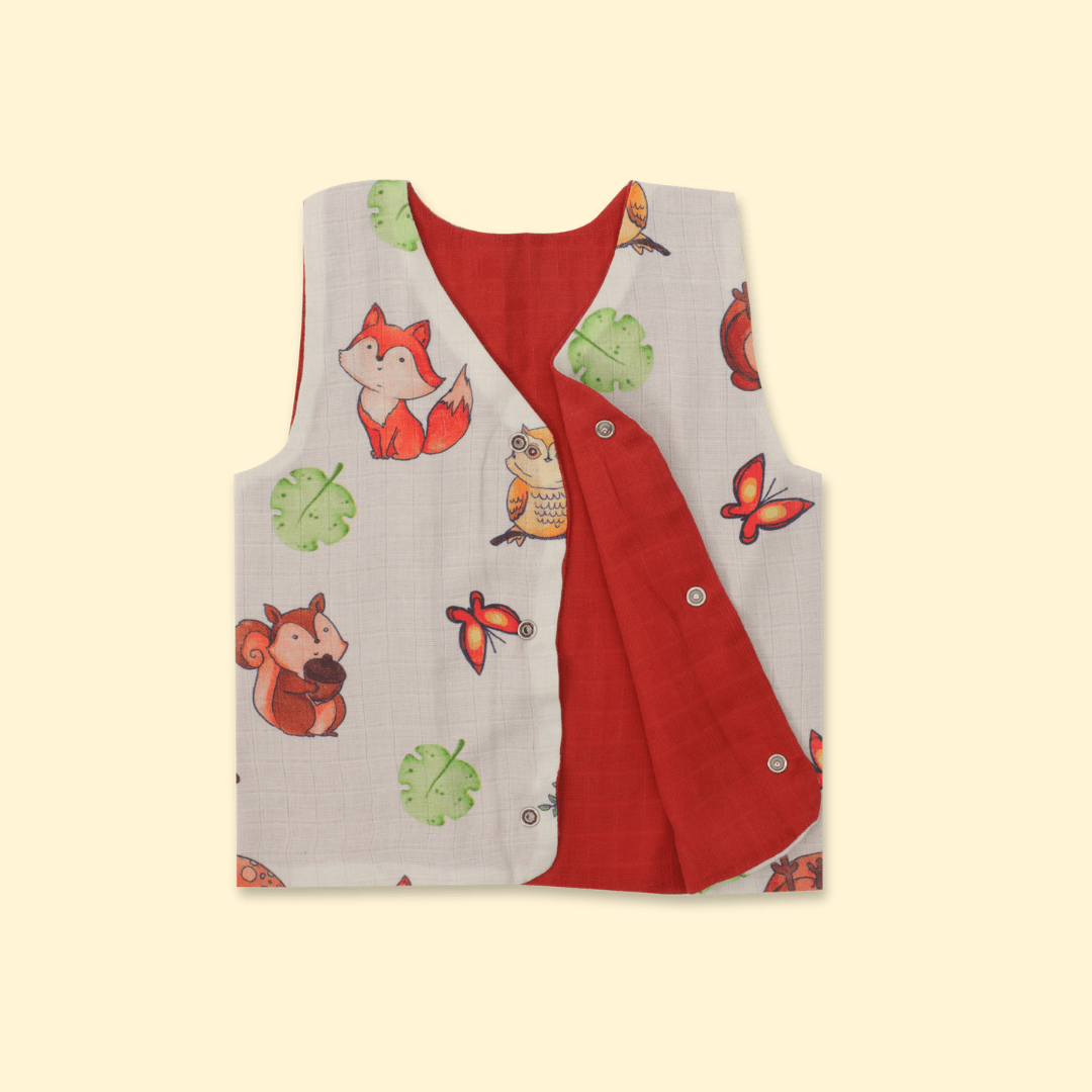 Bon Veggie - Reversible Muslin Jabla (Pack of 2)