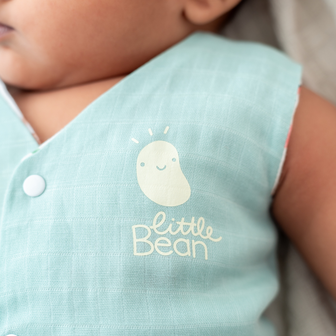 Bumble Bee - Reversible Muslin Jabla (1 piece)