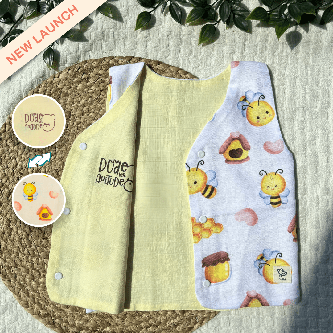 Bon Veggie - Reversible Muslin Jabla (Pack of 2)