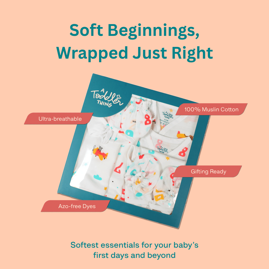 Muslin 10 Piece Gift Set (0-3 Months)