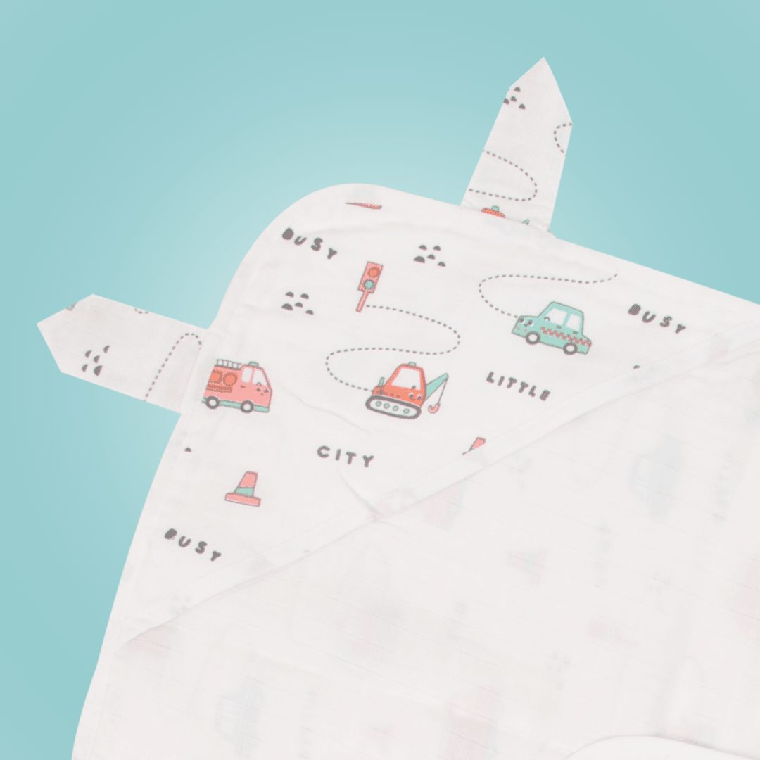 Doodle - Muslin Hooded Towel