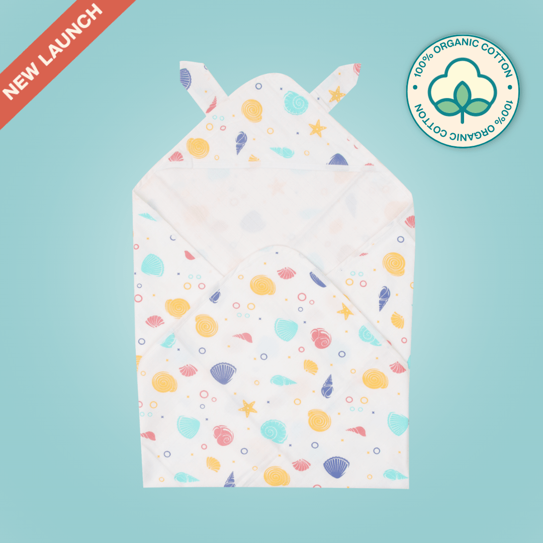 Doodle - Muslin Hooded Towel
