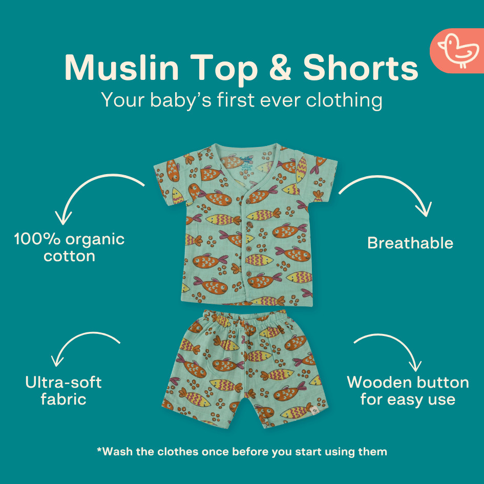 Toddler Tales - Muslin Top and Shorts