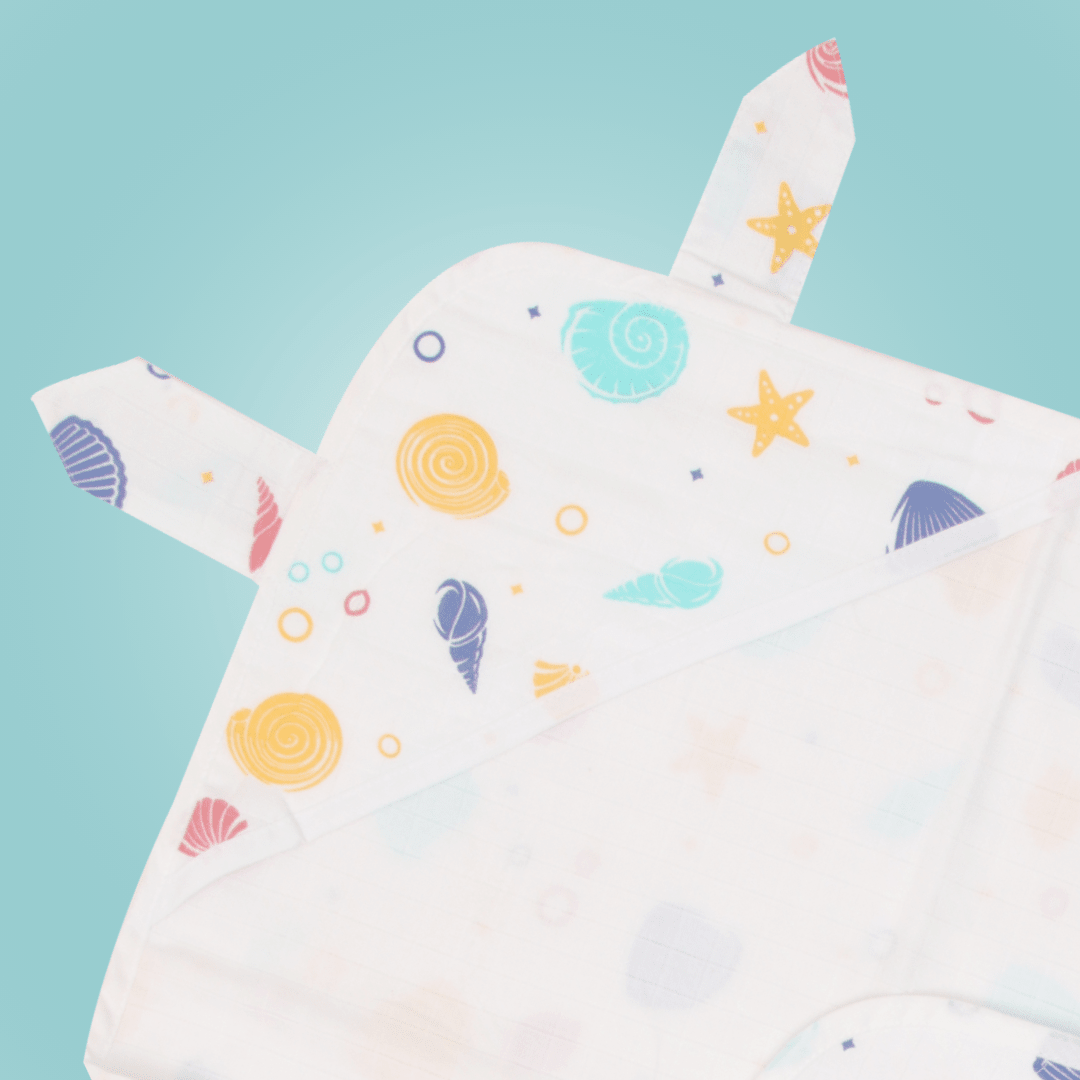 Doodle - Muslin Hooded Towel