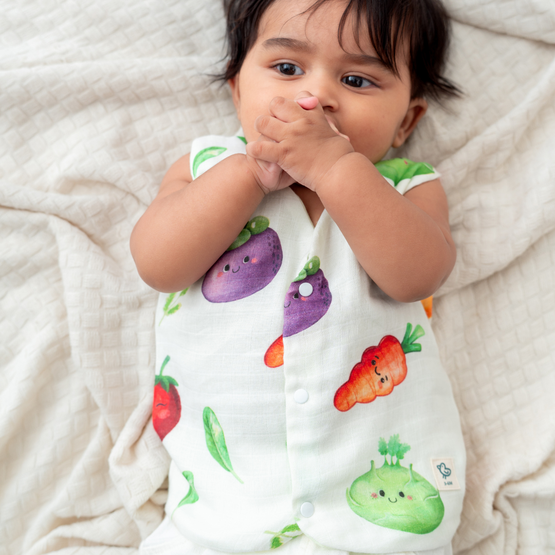 London Bridge - Reversible Muslin Jabla (1 piece)