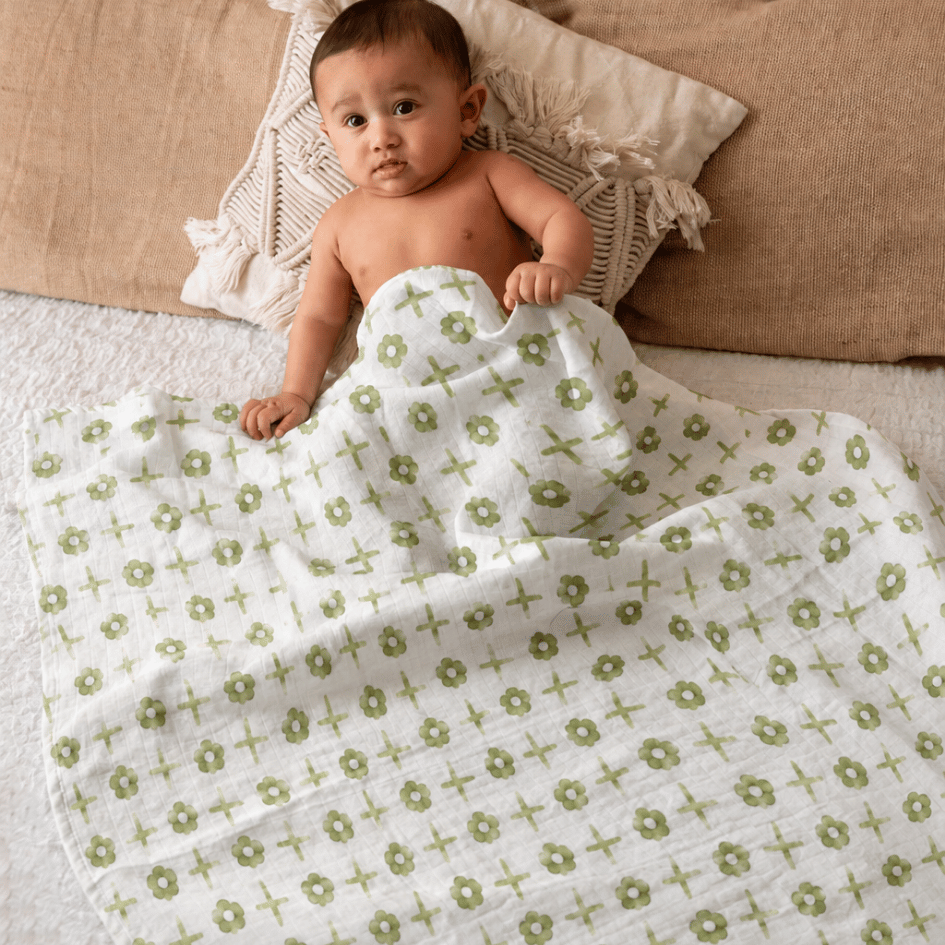 Daisy Play - Muslin Bath Towel