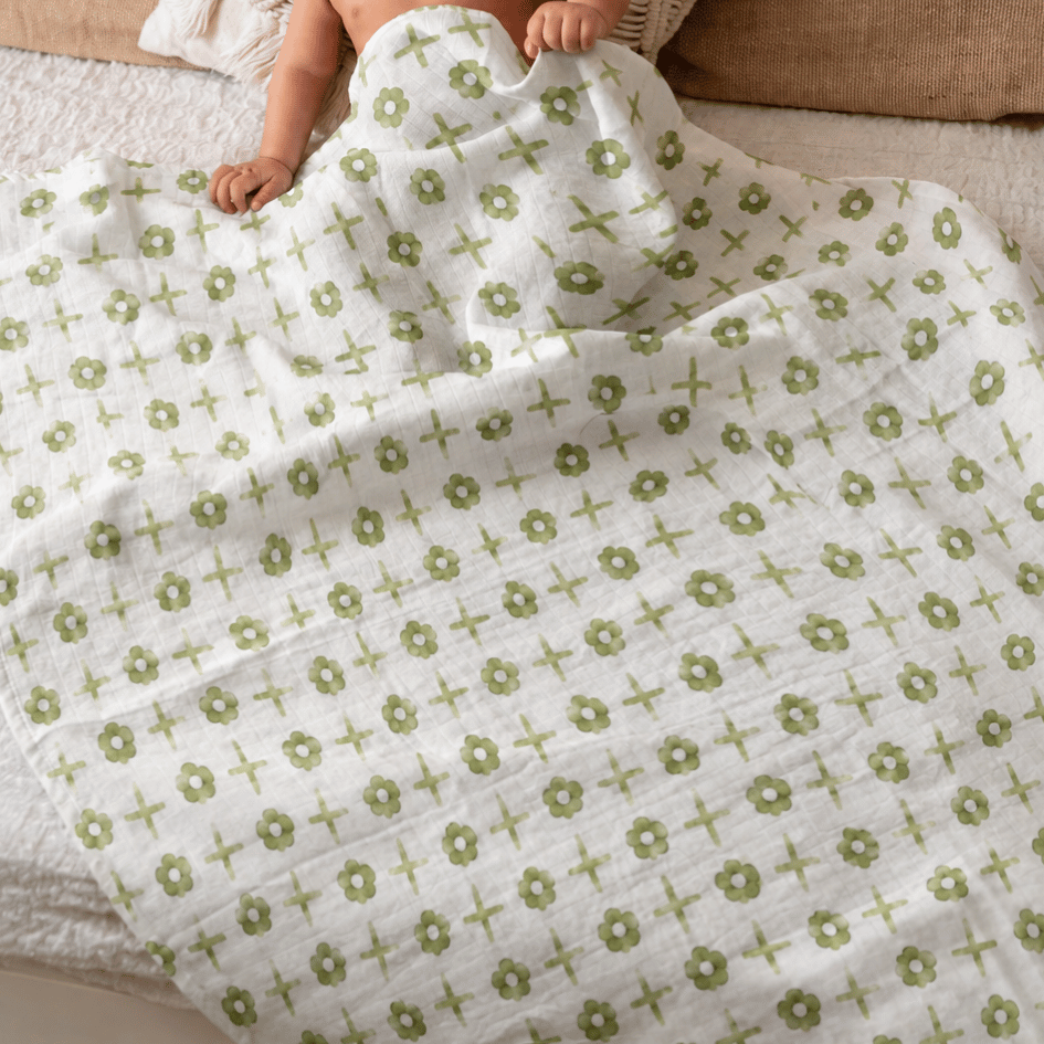 Daisy Play - Muslin Bath Towel