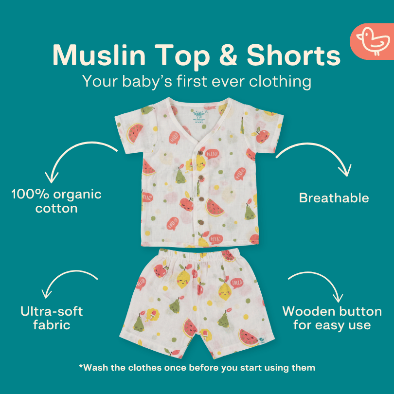 Toddler Tales - Muslin Top and Shorts