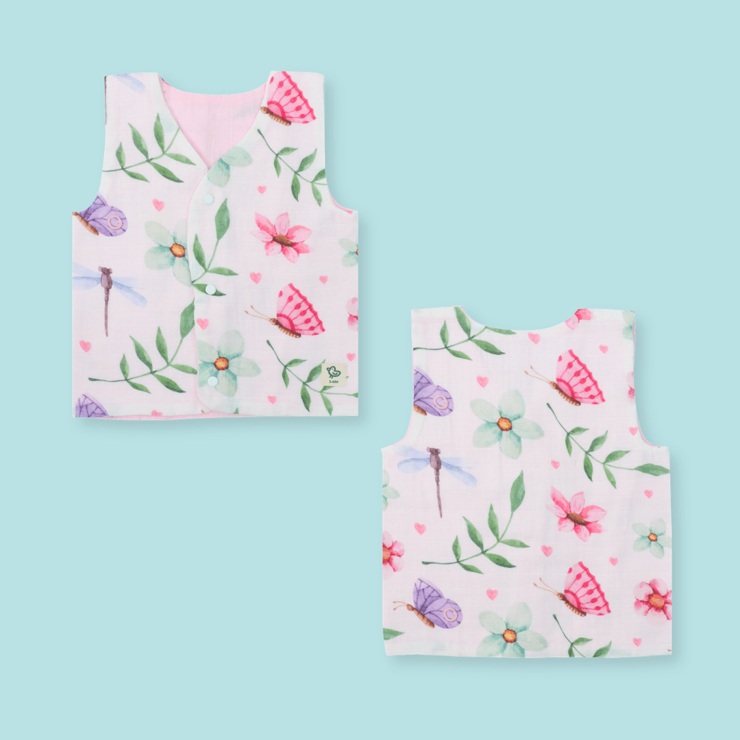 Bon Veggie - Reversible Muslin Jabla (Pack of 2)