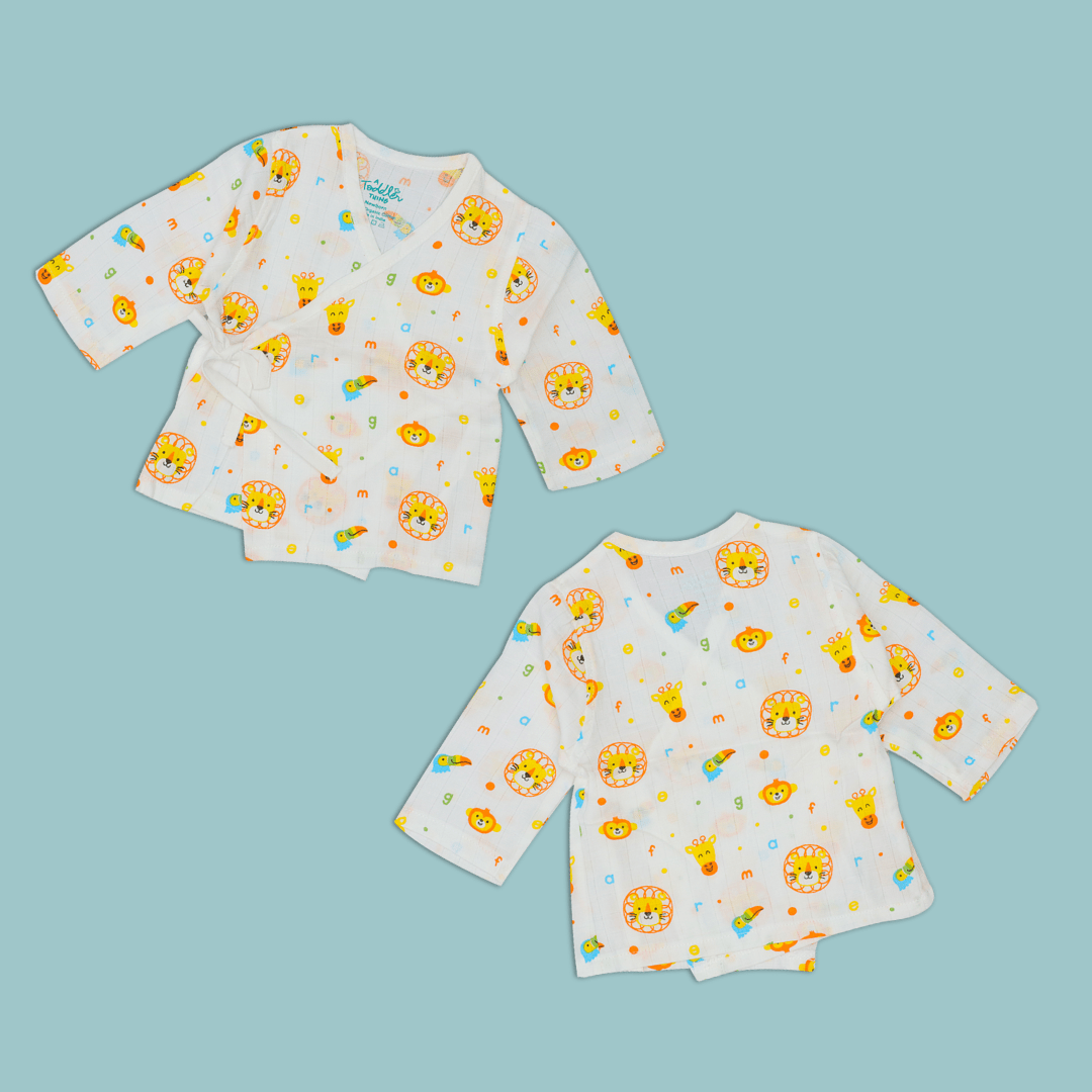 Muslin Full Sleeve Knot Top Combo - Pack of 3