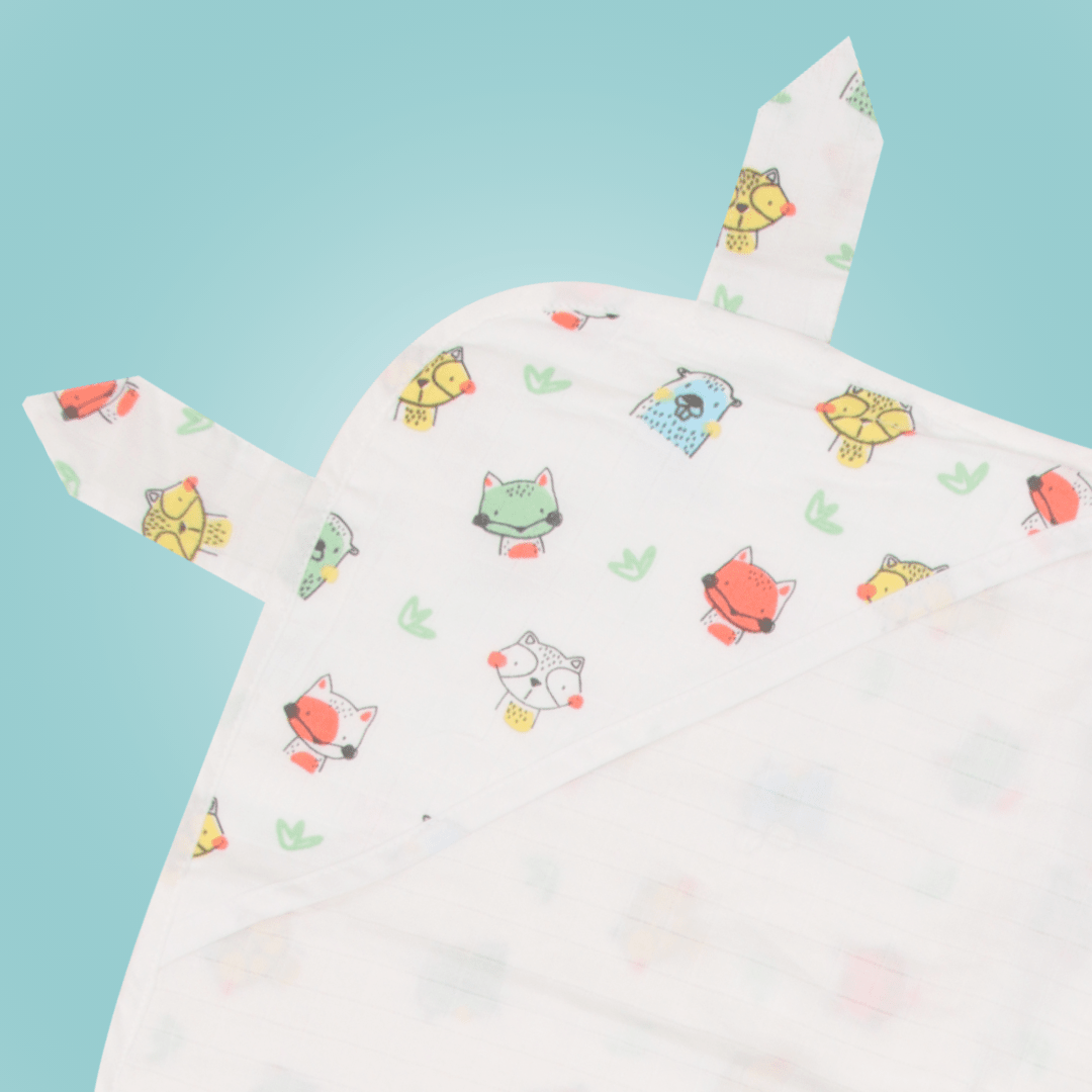 Doodle - Muslin Hooded Towel