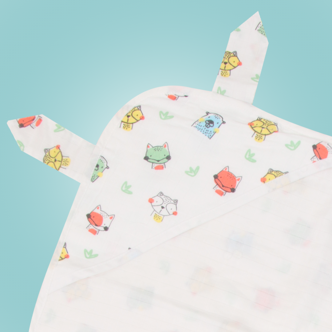 Count Down - Muslin Hooded Towel