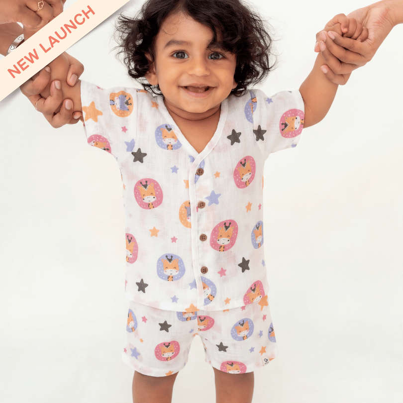 Sea Shell - Muslin Top and Shorts