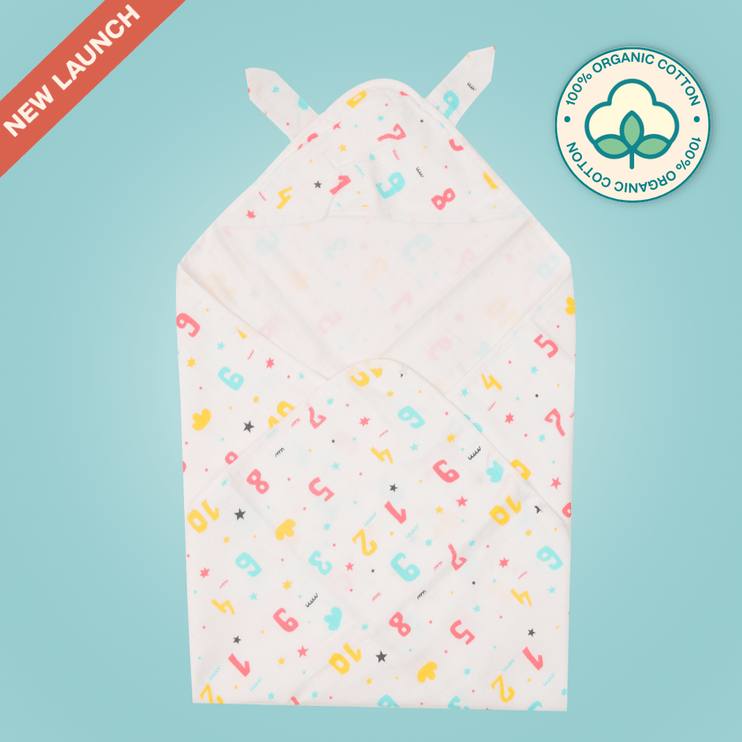 Doodle - Muslin Hooded Towel