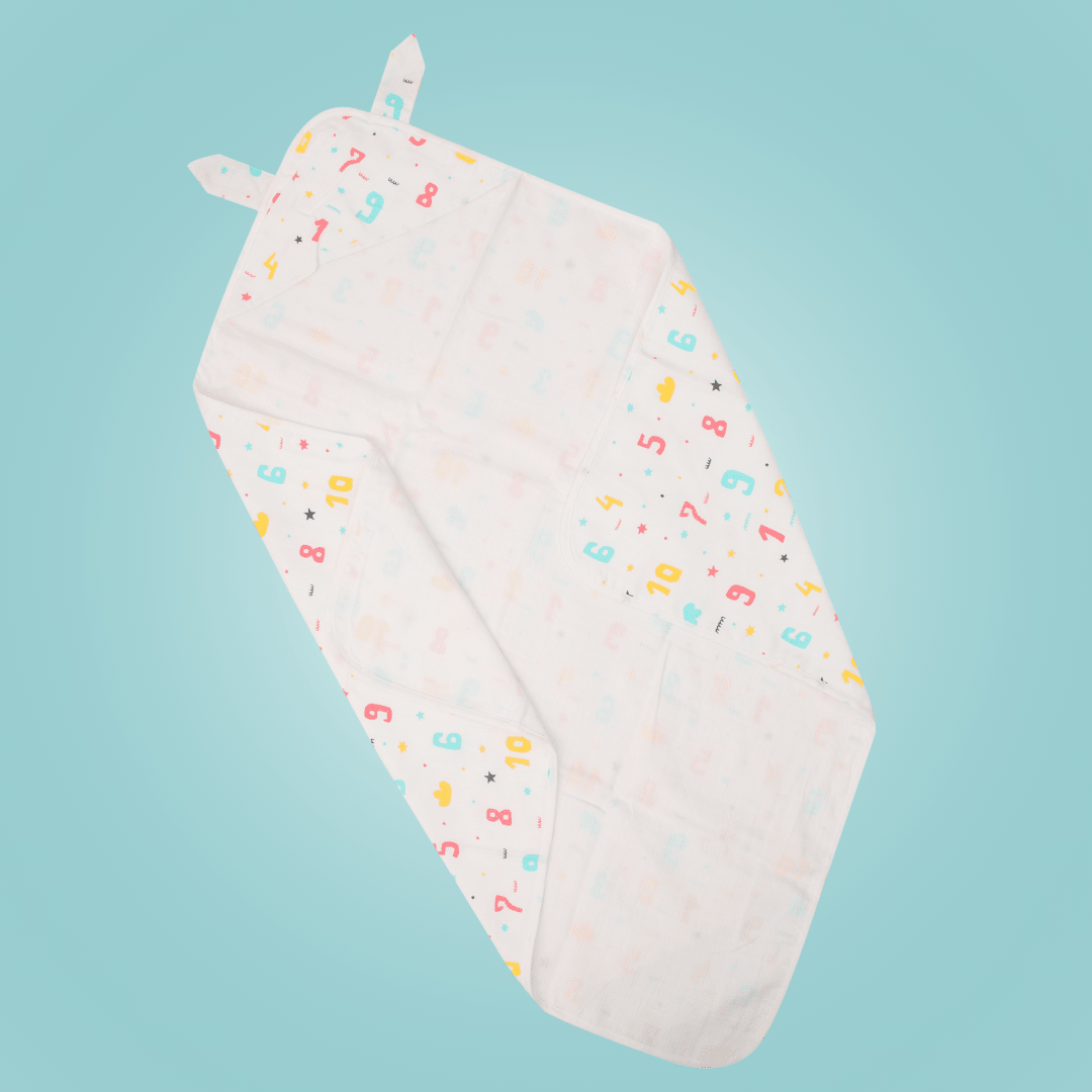Doodle - Muslin Hooded Towel