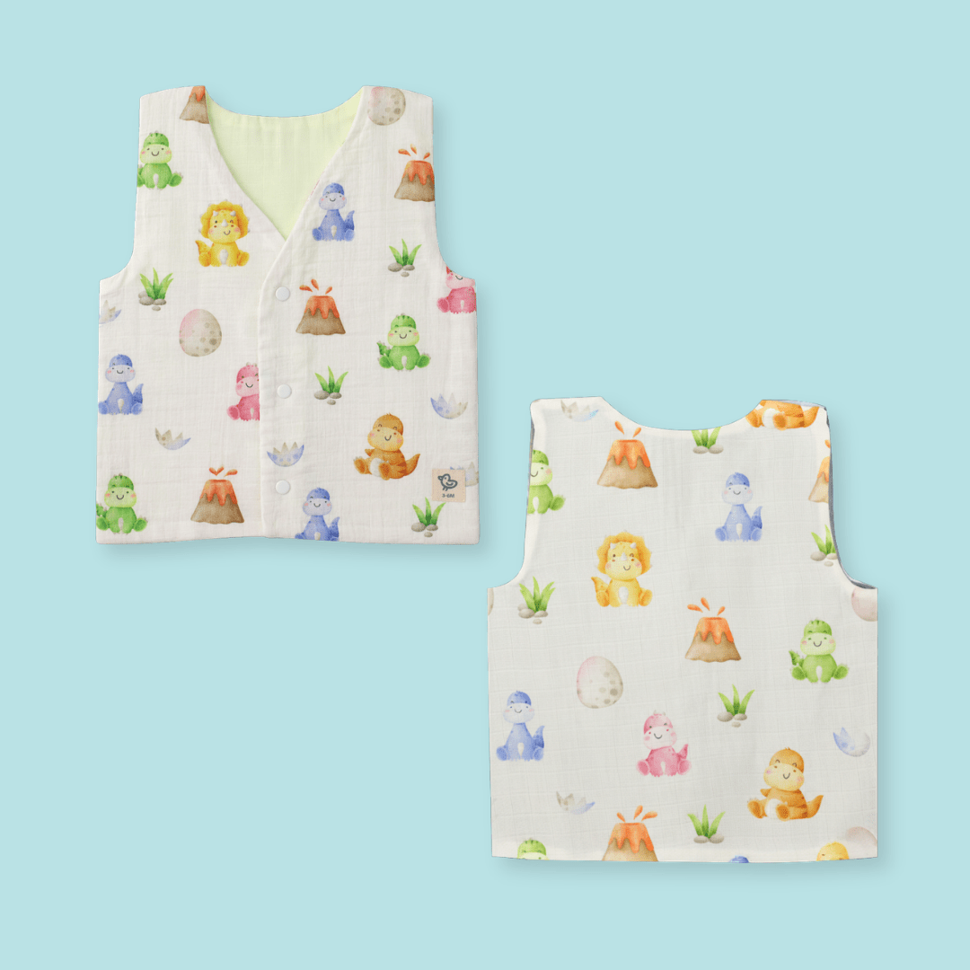 Bon Veggie - Reversible Muslin Jabla (Pack of 2)
