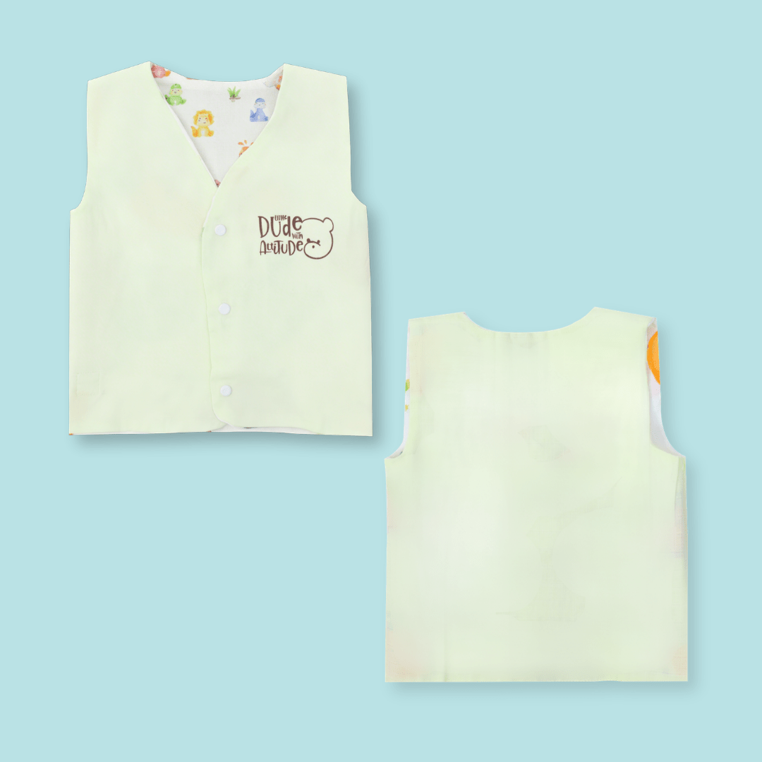 Bon Veggie - Reversible Muslin Jabla (Pack of 2)