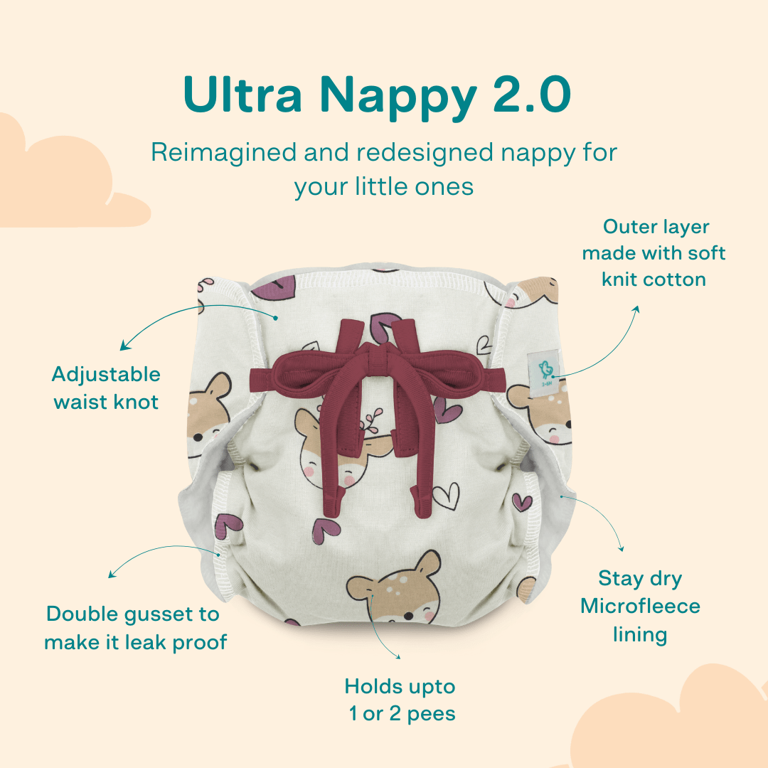 Little Roar Stories - Ultra Nappies 2.0 (Pack of 3)