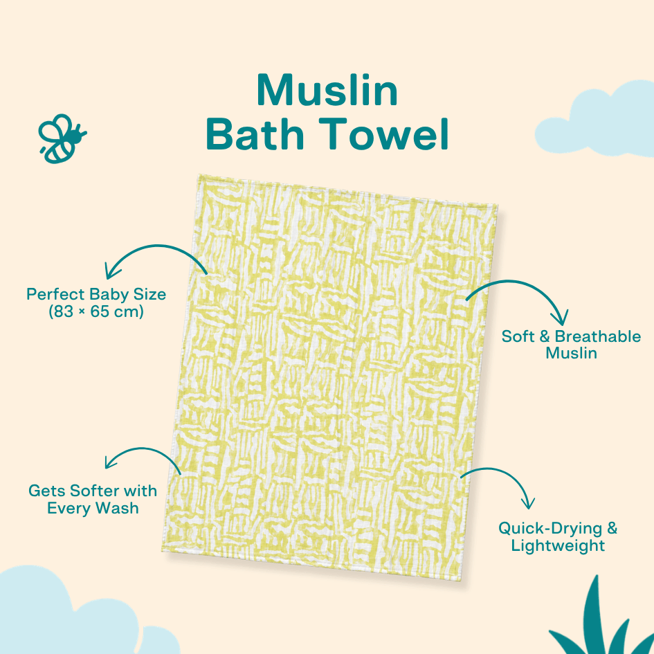 Daisy Play - Muslin Bath Towel