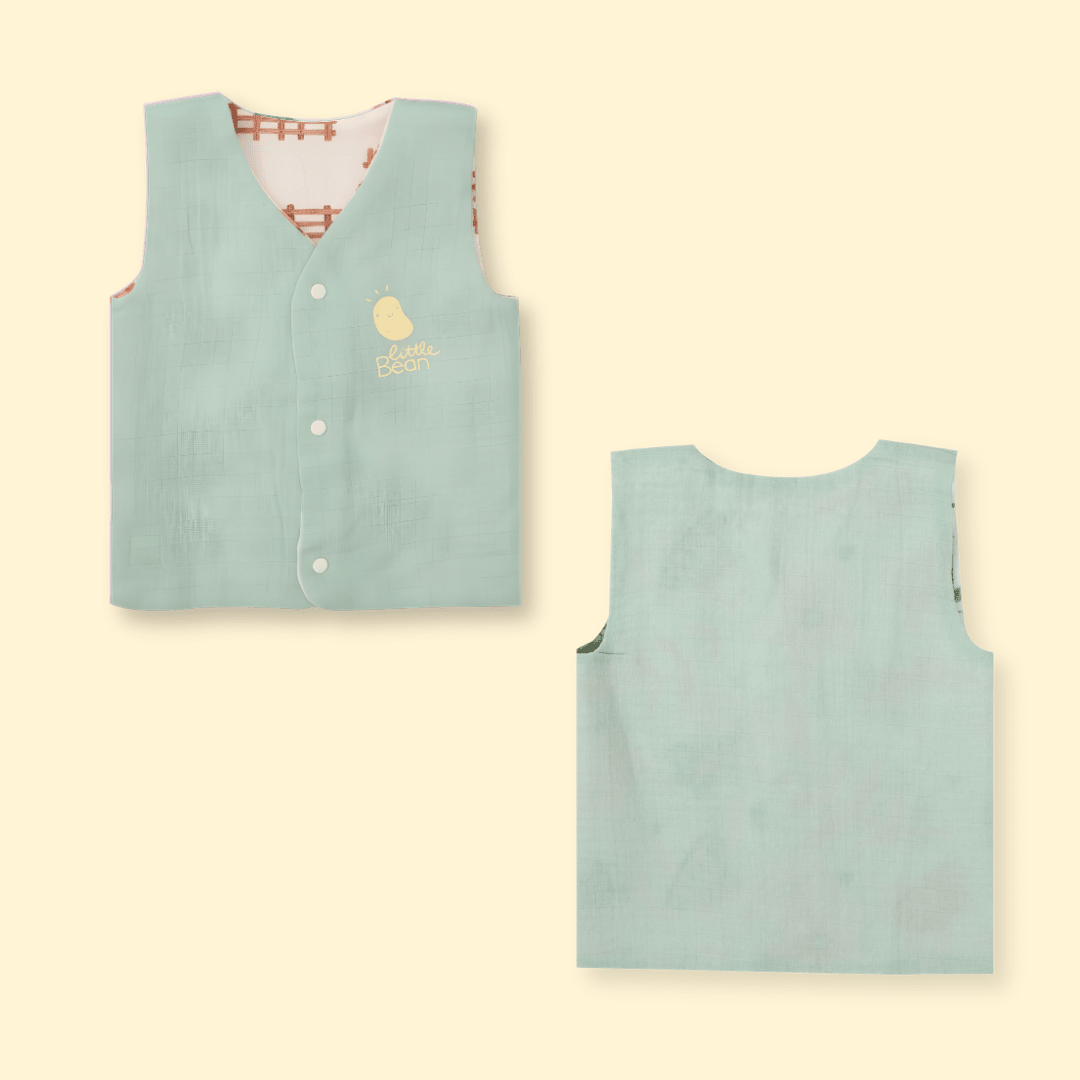 Bon Veggie - Reversible Muslin Jabla (Pack of 2)