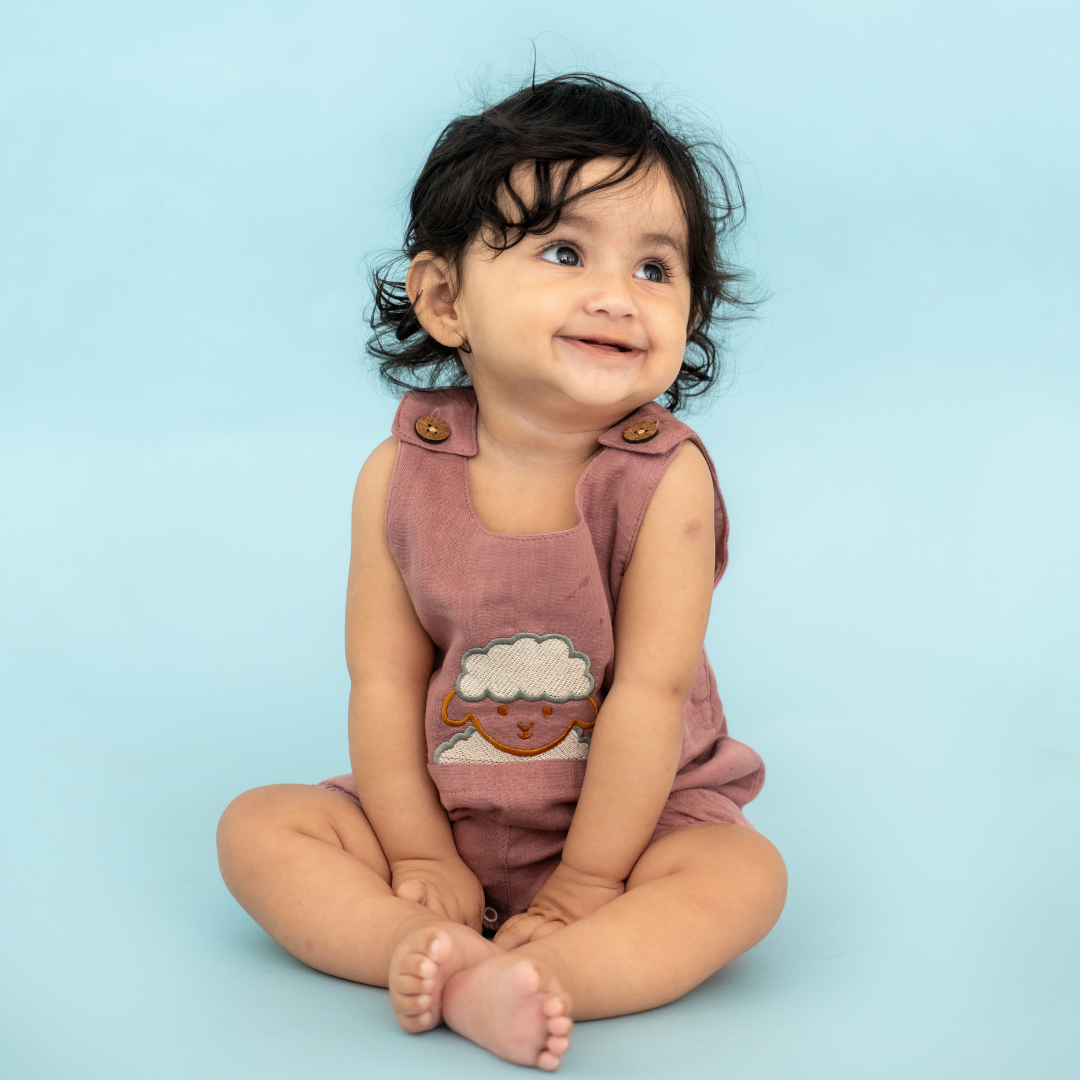 Dusky Dreams - Muslin Crinkled Romper