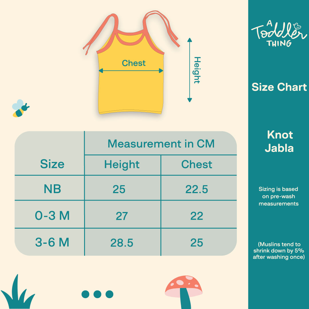 Muslin Jabla Knot Type - (Pack of 3) Combo 1