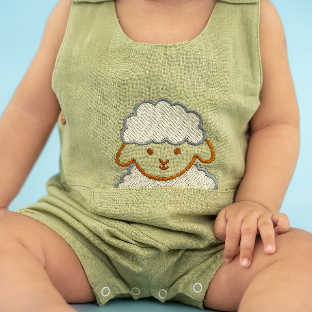 Dusky Dreams - Muslin Crinkled Romper