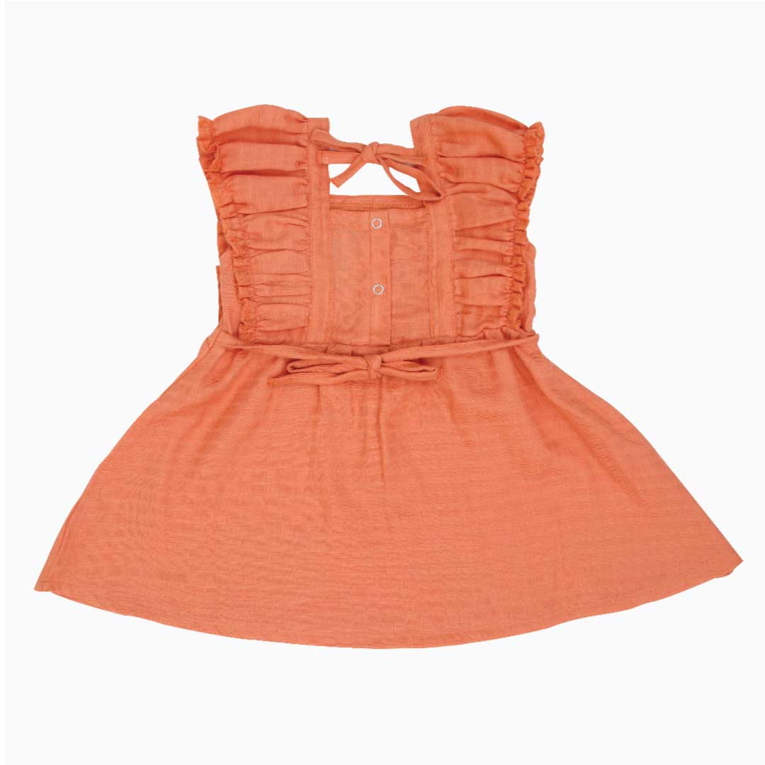 Coral Bee - Muslin frock for girls