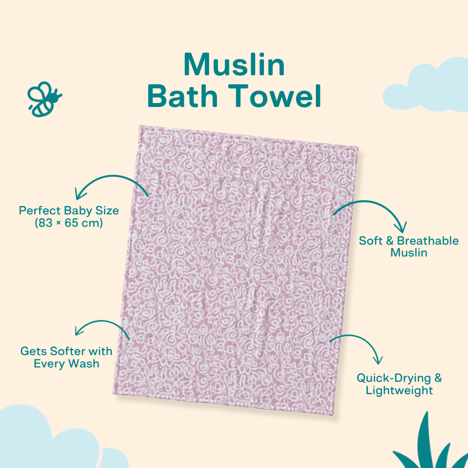 Daisy Play - Muslin Bath Towel