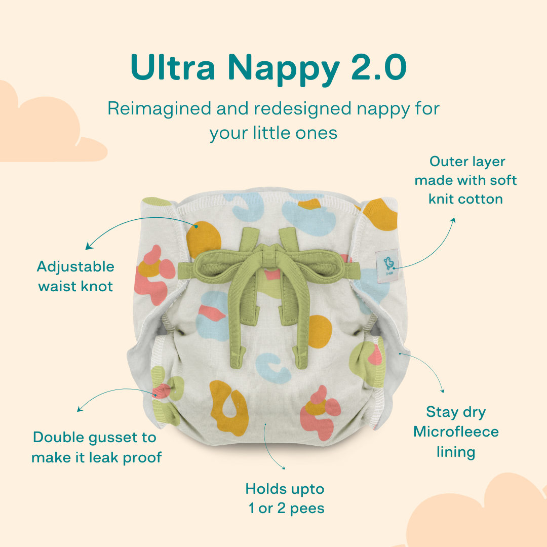 Wild But White - Ultra Nappies 2.0 (Pack of 5)